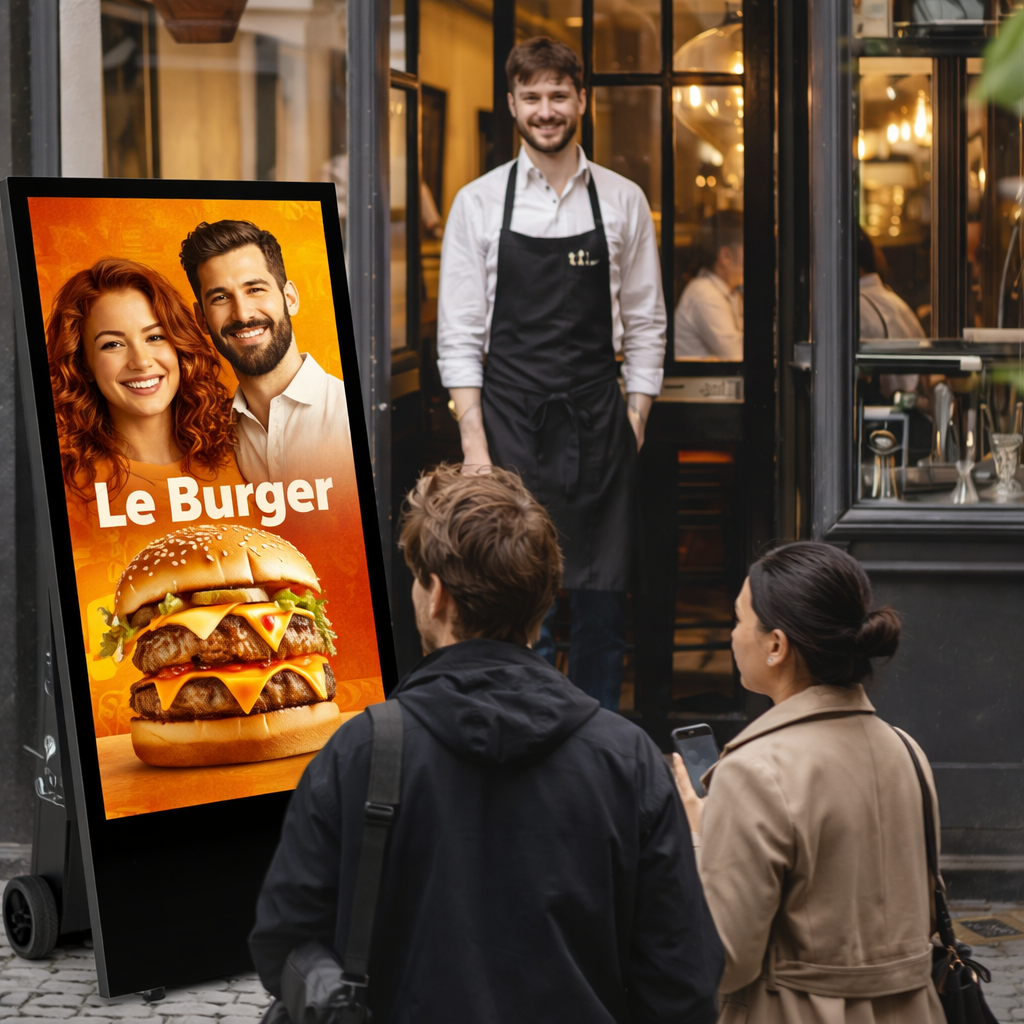 Kiosque digital KioskShare — panneau LCD extérieur 43 pouces